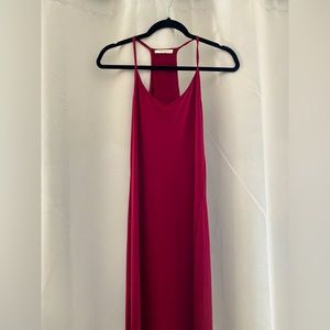 Burgundy Maxi dress